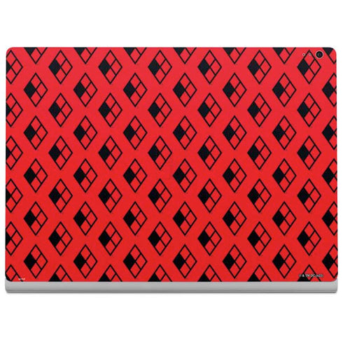 DC Comics Harley Quinn Logo Pattern Surface Book 2 13.5in Skin